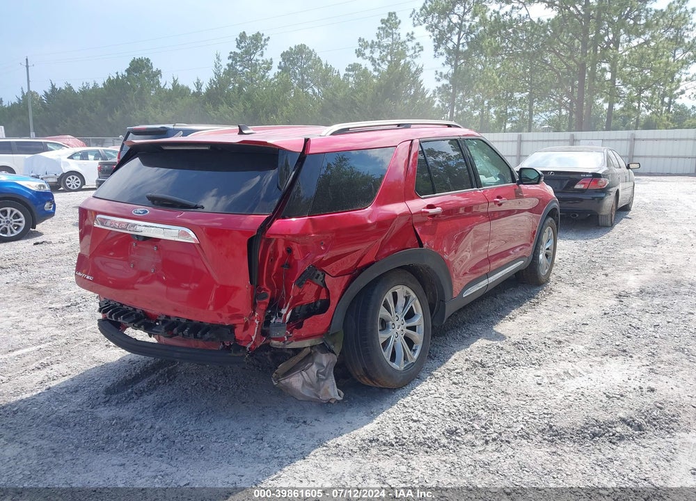 2021 FORD EXPLORER LIMITED VIN: 1FMSK7FH4MGB52140