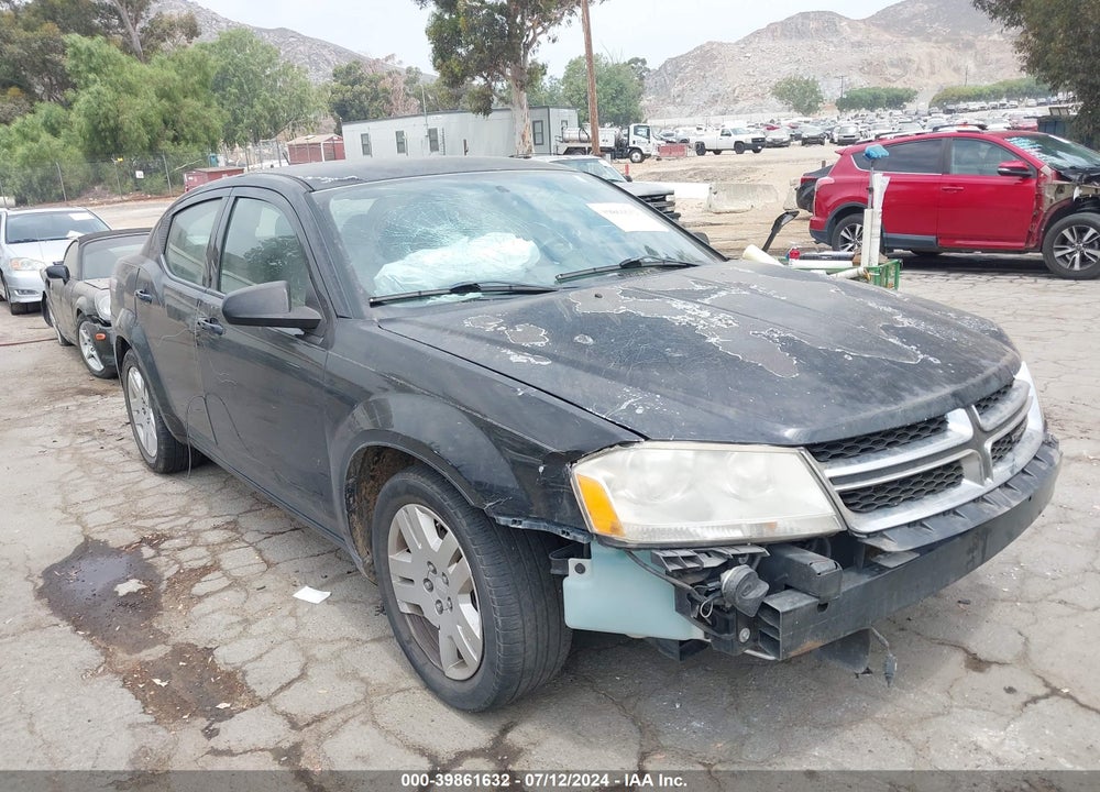 2013 DODGE AVENGER SE VIN: 1C3CDZAB7DN675900