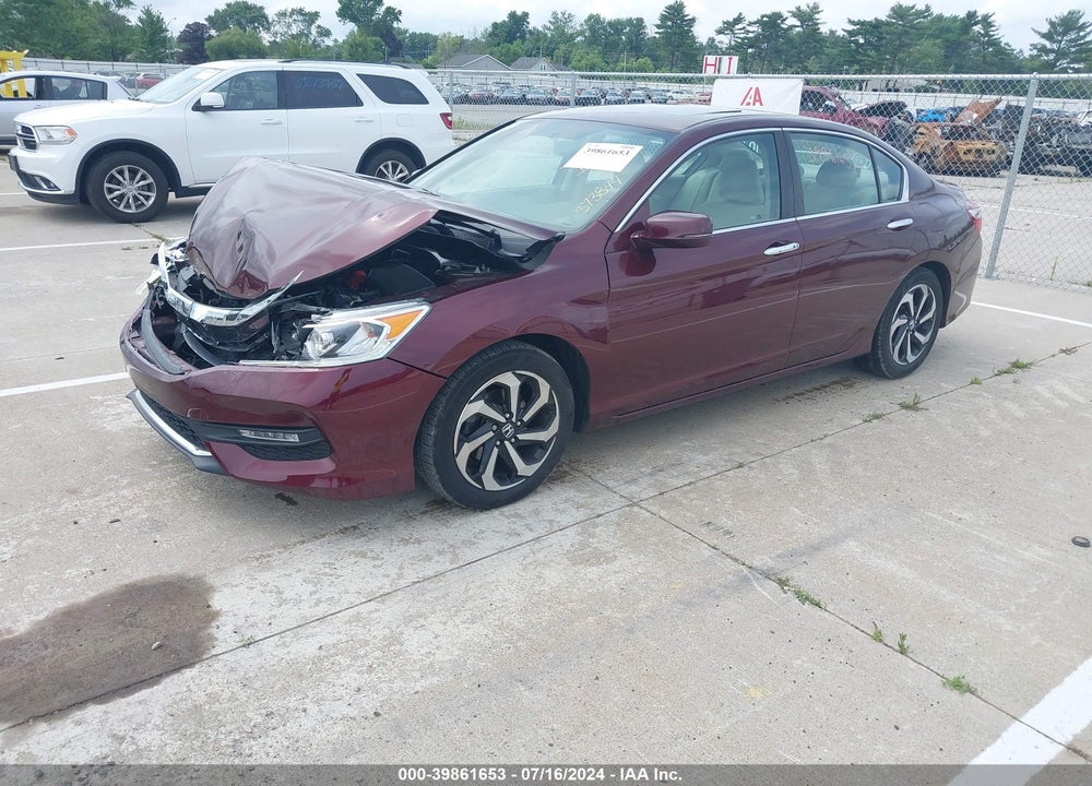 2017 HONDA ACCORD EX VIN: 1HGCR2F78HA056388