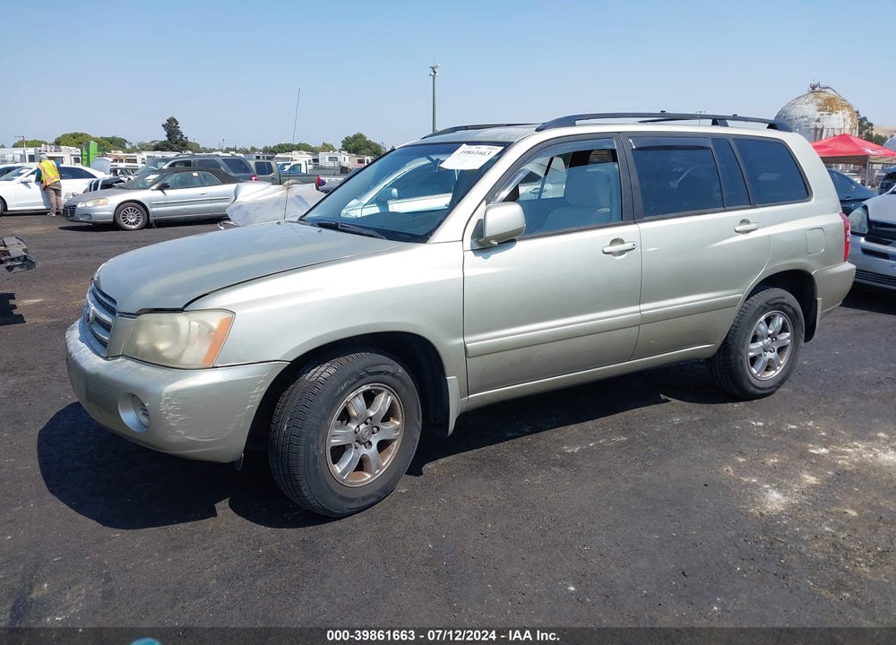 2003 TOYOTA HIGHLANDER V6 VIN: JTEGF21A530111353