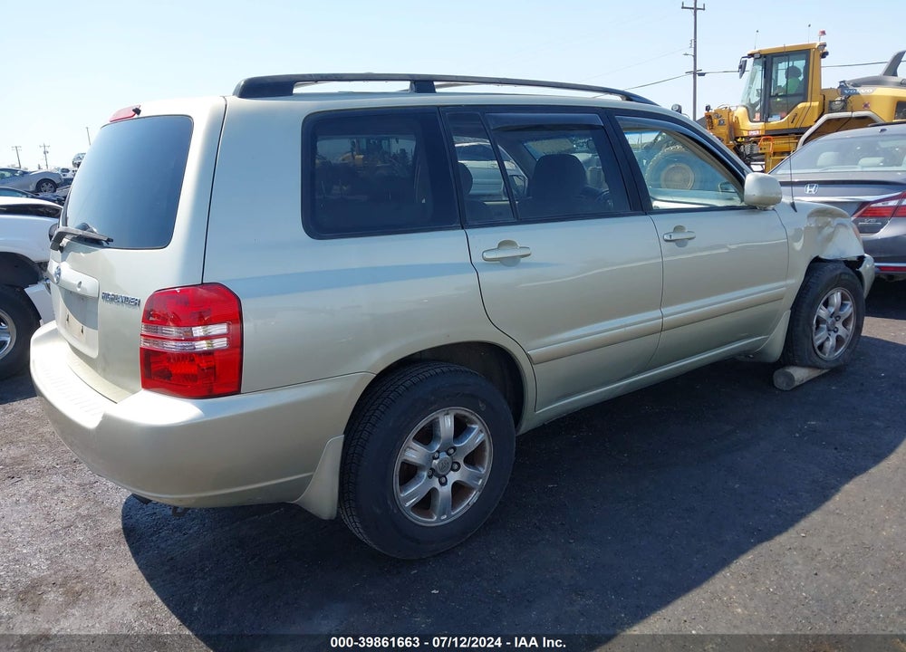 2003 TOYOTA HIGHLANDER V6 VIN: JTEGF21A530111353