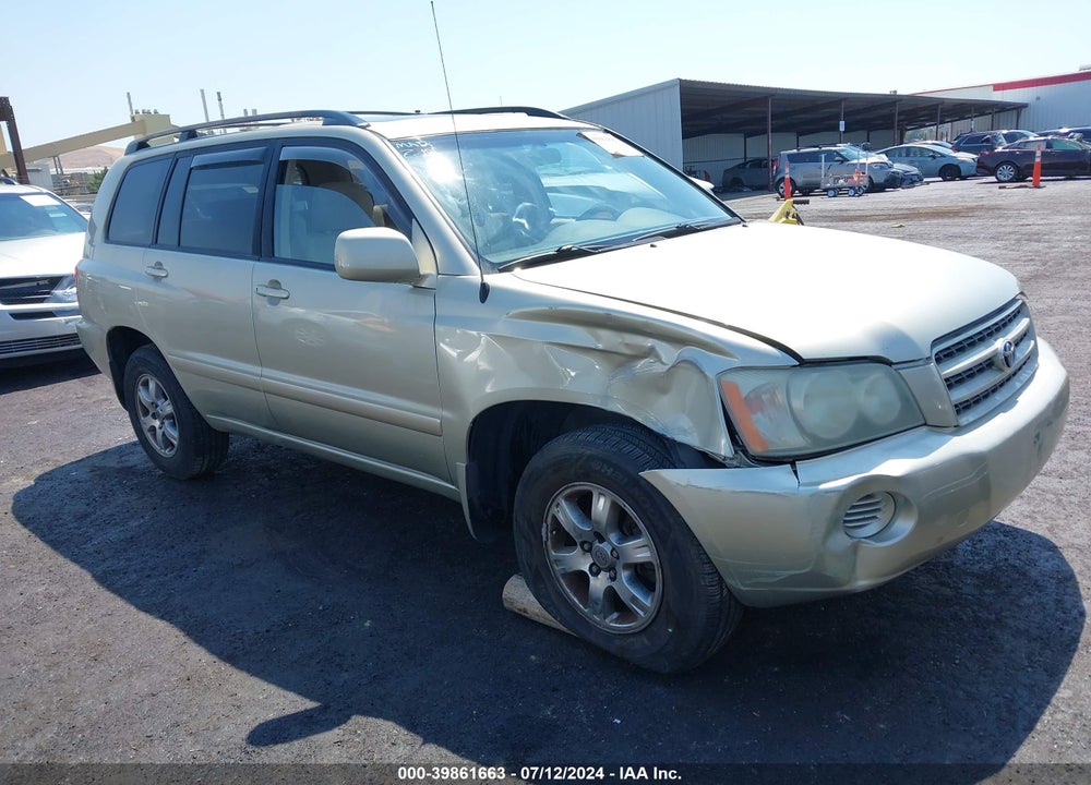 2003 TOYOTA HIGHLANDER V6 VIN: JTEGF21A530111353