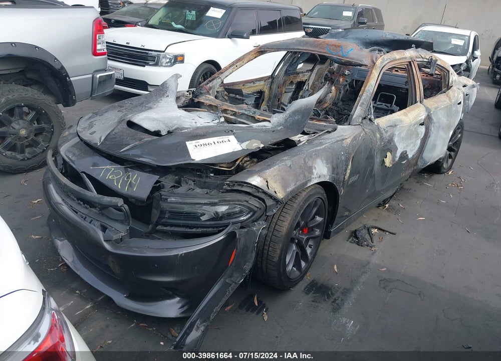 2022 DODGE CHARGER SCAT PACK VIN: 2C3CDXGJ4NH217373