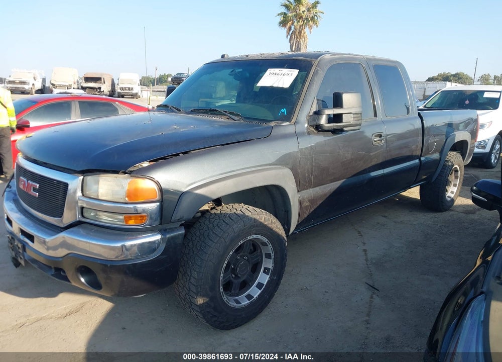 2005 GMC SIERRA 1500 SLE VIN: 1GTEC19T15Z202462
