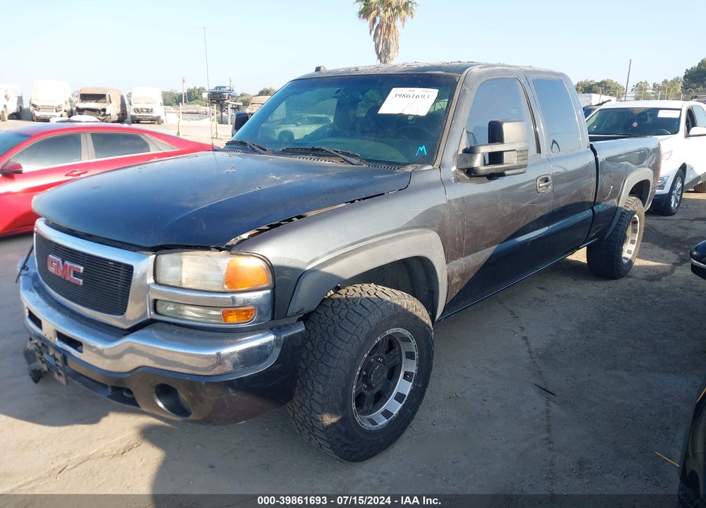 2005 GMC SIERRA 1500 SLE VIN: 1GTEC19T15Z202462
