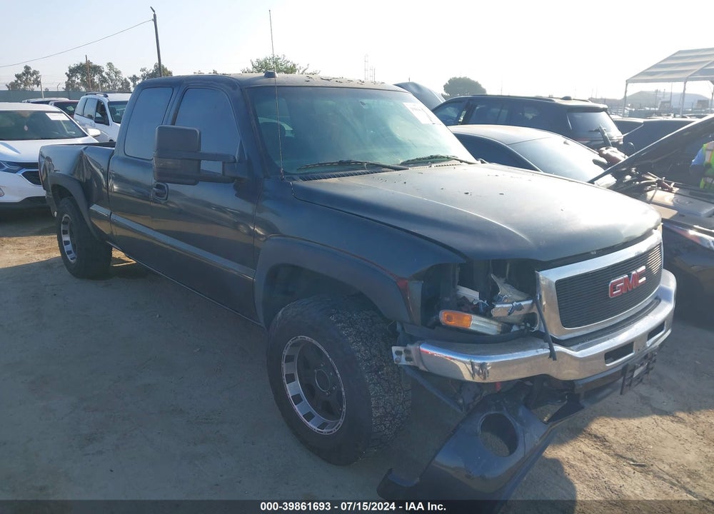 2005 GMC SIERRA 1500 SLE VIN: 1GTEC19T15Z202462