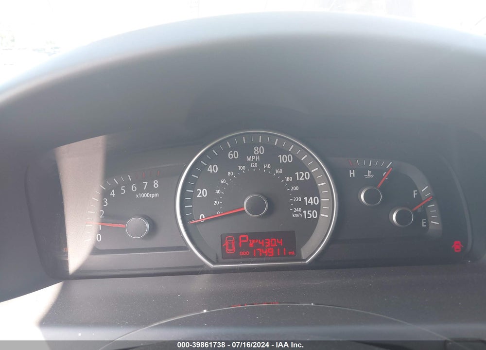 2009 KIA BORREGO LX V6 VIN: KNDJH741995016724