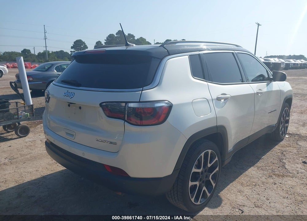 2019 JEEP COMPASS LIMITED FWD VIN: 3C4NJCCB8KT743271