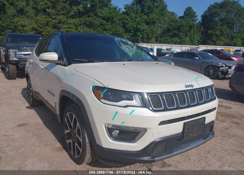2019 JEEP COMPASS LIMITED FWD VIN: 3C4NJCCB8KT743271