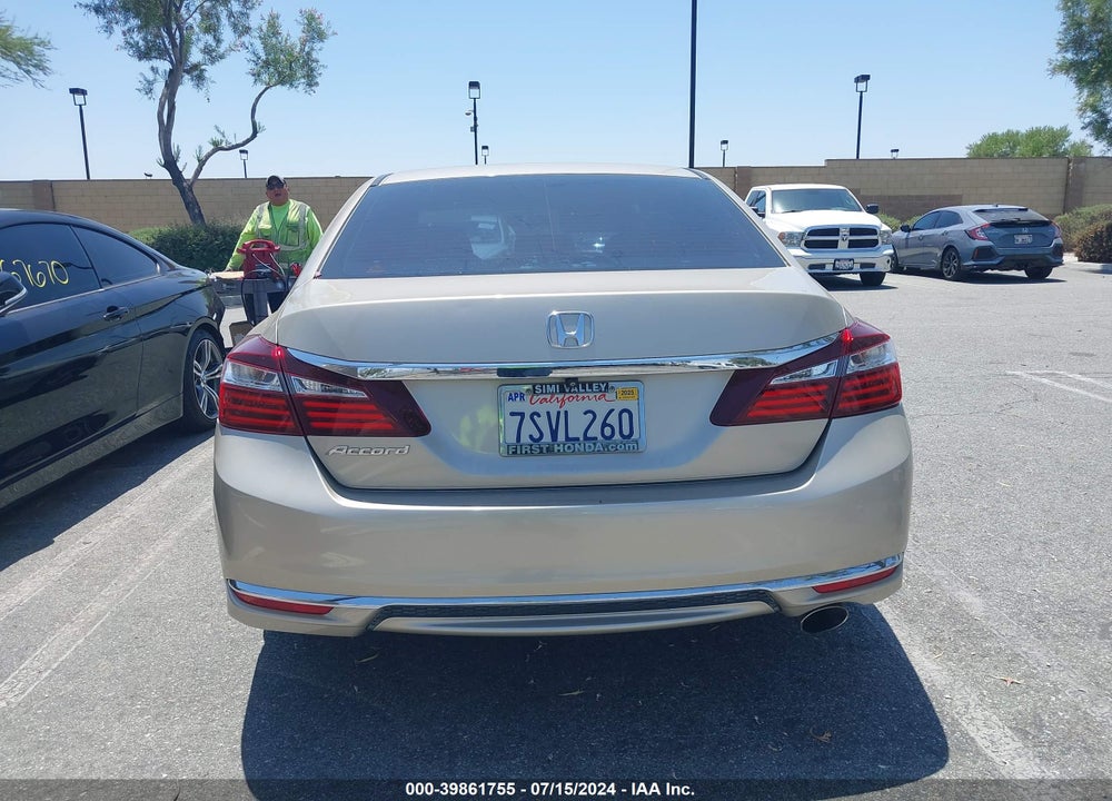 2016 HONDA ACCORD VIN: 1HGCR2F35GA094382