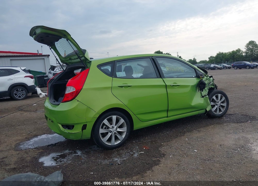 2012 HYUNDAI ACCENT SE VIN: KMHCU5AE6CU030749