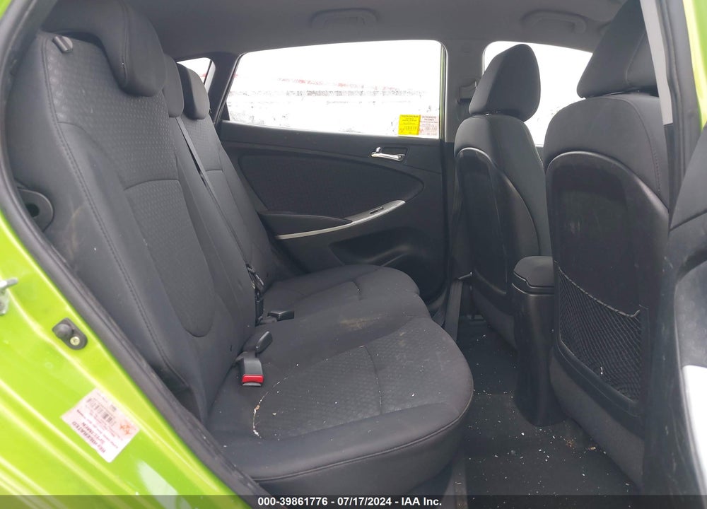 2012 HYUNDAI ACCENT SE VIN: KMHCU5AE6CU030749