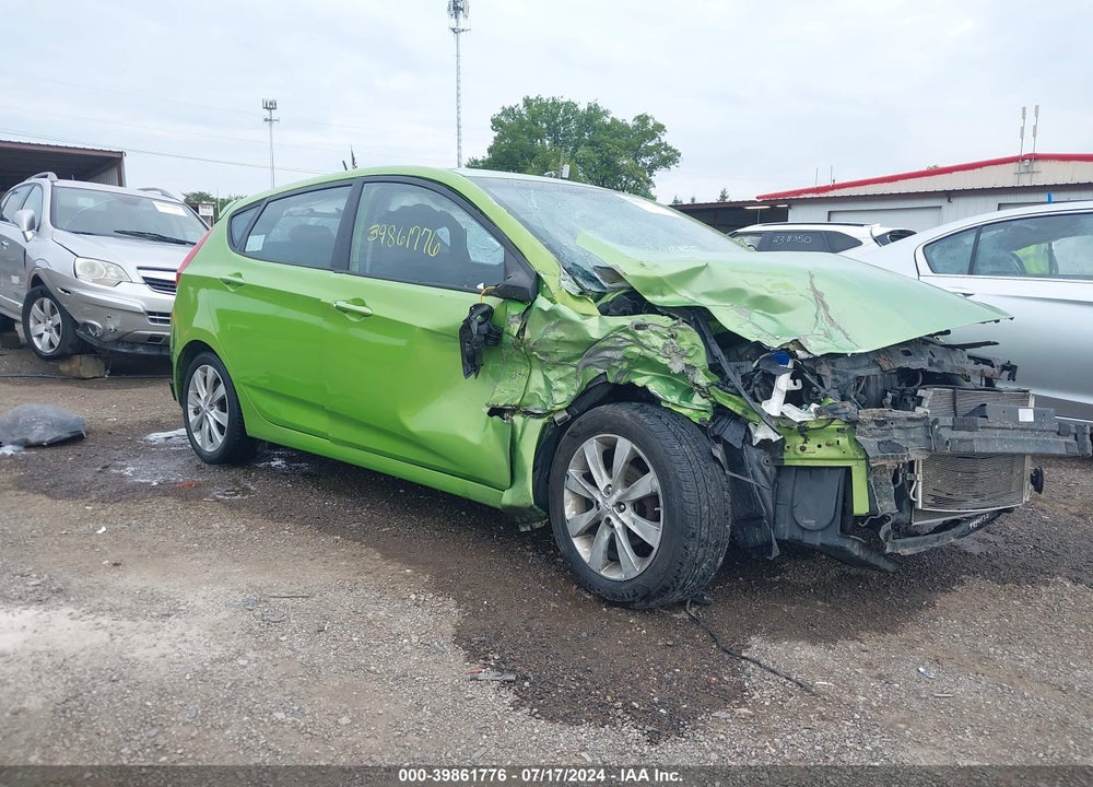 2012 HYUNDAI ACCENT SE VIN: KMHCU5AE6CU030749