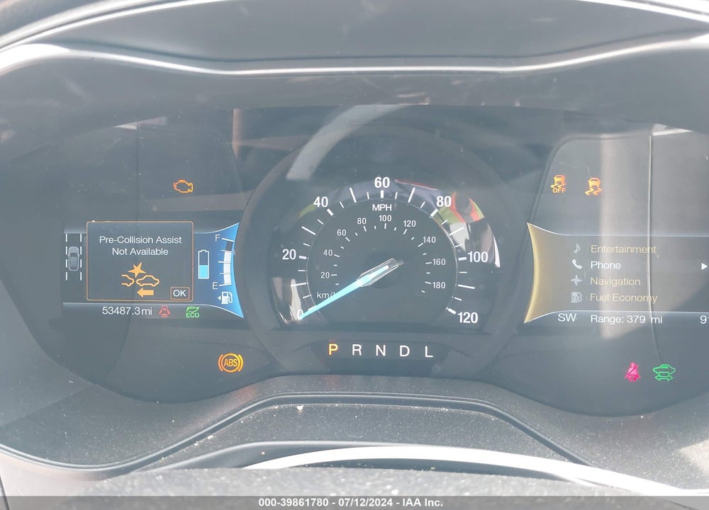 2019 FORD FUSION HYBRID SE VIN: 3FA6P0LU1KR173801