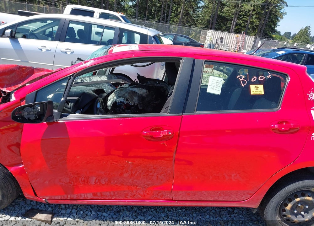 2014 TOYOTA YARIS LE (TMC/CBU PLANT) VIN: JTDKTUD39ED577346