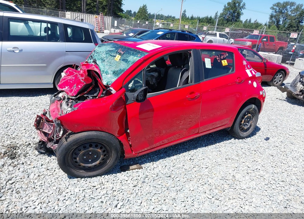 2014 TOYOTA YARIS LE (TMC/CBU PLANT) VIN: JTDKTUD39ED577346