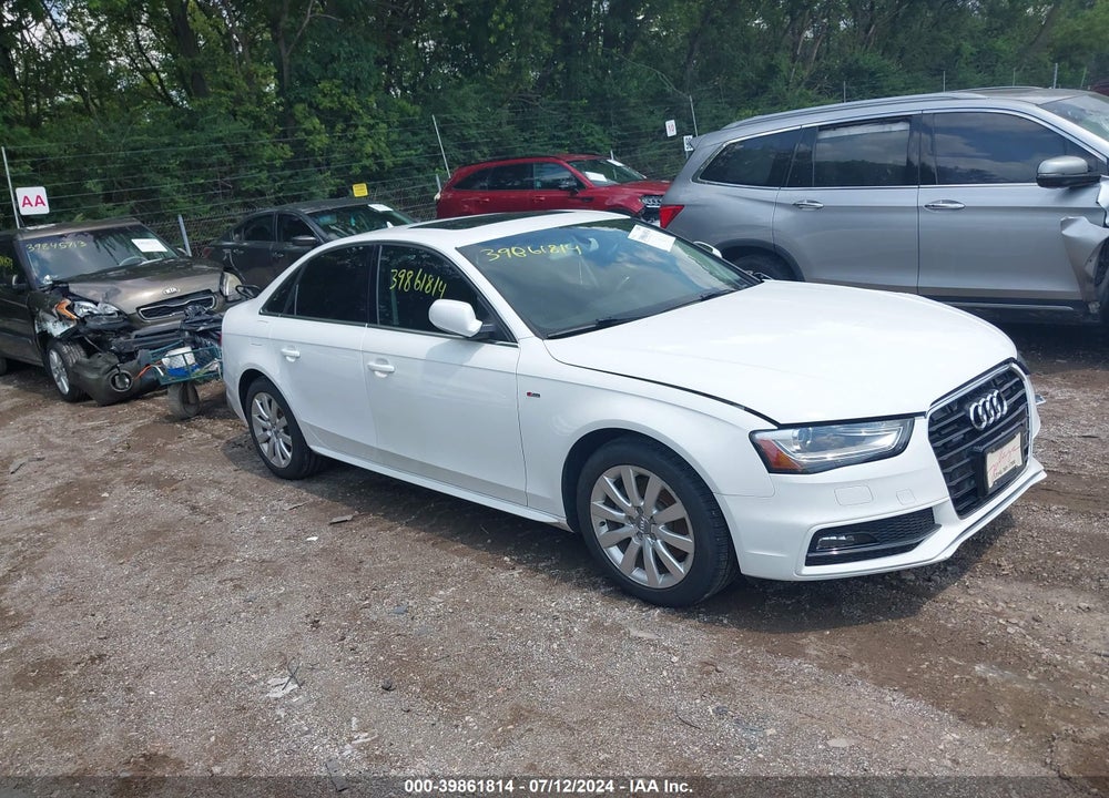 2015 AUDI A4 2.0T PREMIUM VIN: WAUBFAFL5FN004844