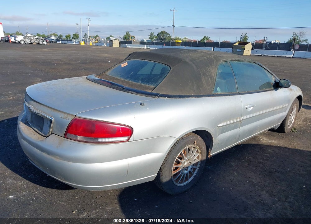 2004 CHRYSLER SEBRING LXI VIN: 1C3EL55R14N101451