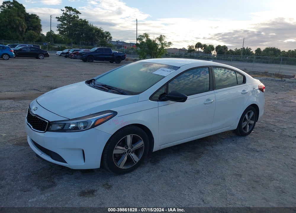2018 KIA FORTE S VIN: 3KPFL4A7XJE188068