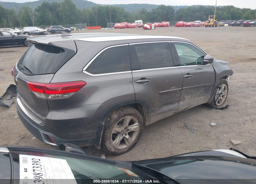 2017 TOYOTA HIGHLANDER LIMITED VIN: 5TDDZRFH8HS358156