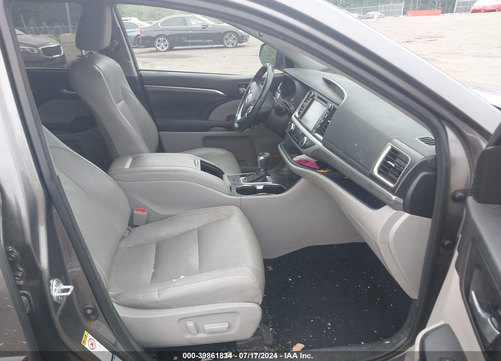 2017 TOYOTA HIGHLANDER LIMITED VIN: 5TDDZRFH8HS358156