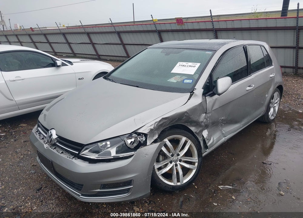2015 VOLKSWAGEN GOLF TSI SEL 4-DOOR VIN: 3VW217AU8FM020208