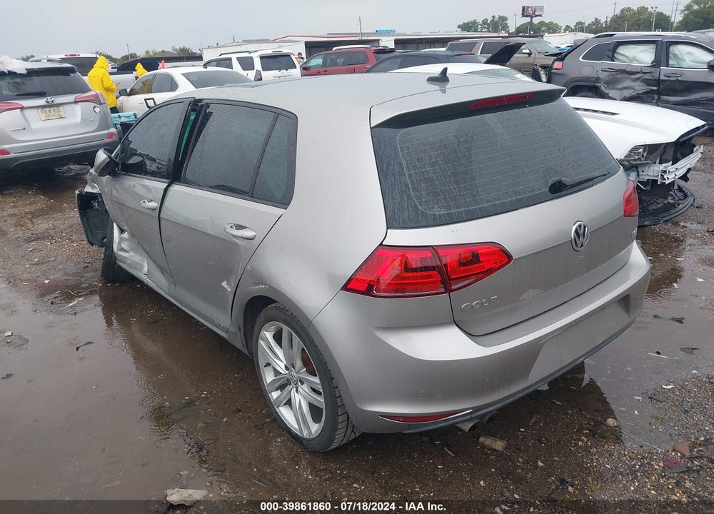 2015 VOLKSWAGEN GOLF TSI SEL 4-DOOR VIN: 3VW217AU8FM020208