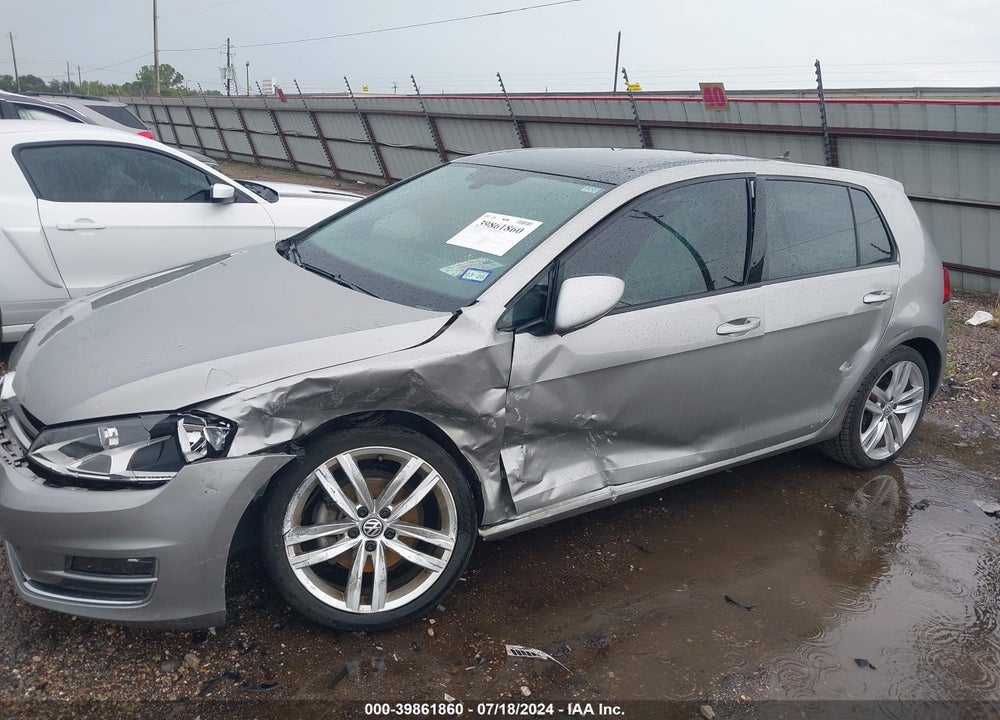 2015 VOLKSWAGEN GOLF TSI SEL 4-DOOR VIN: 3VW217AU8FM020208