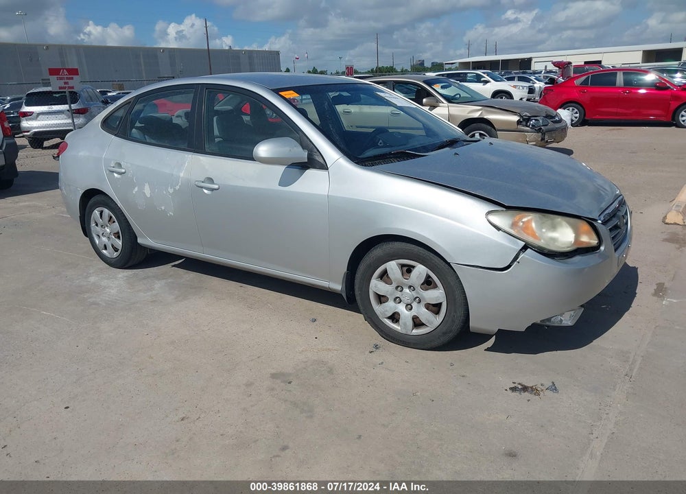 2007 HYUNDAI ELANTRA GLS/LIMITED/SE VIN: KMHDU46D47U160663