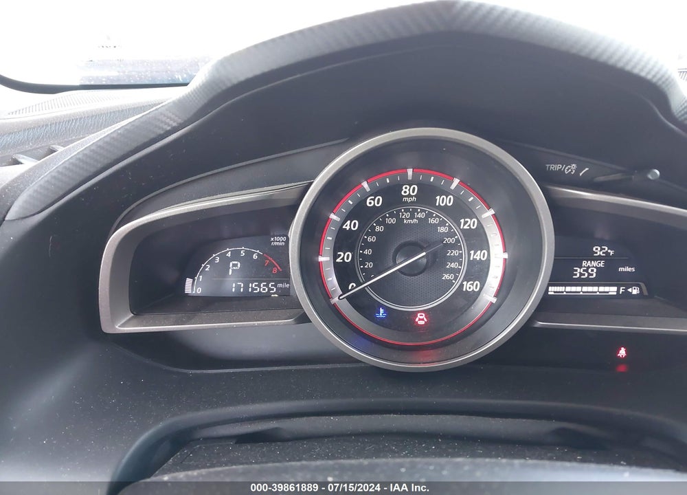 2016 MAZDA 3 I TOURING VIN: JM1BM1W7XG1301323