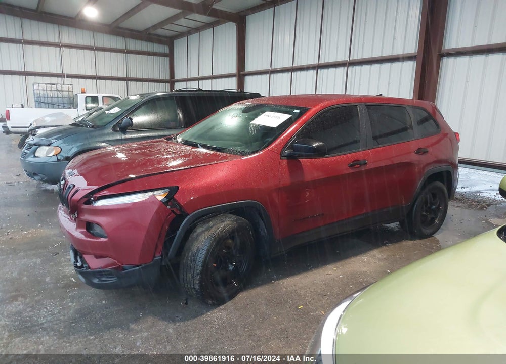 2014 JEEP CHEROKEE VIN: 1C4PJLAB3EW212568