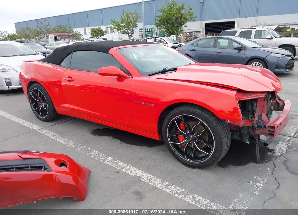 2015 CHEVROLET CAMARO 2LT VIN: 2G1FF3D30F9123836