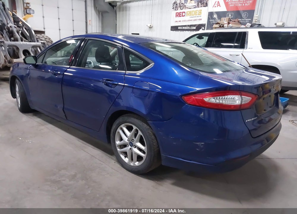 2016 FORD FUSION SE VIN: 3FA6P0H73GR218828