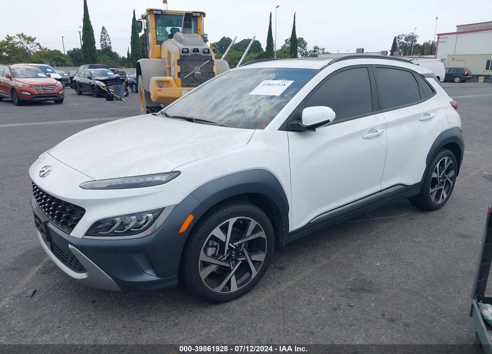 2022 HYUNDAI KONA LIMITED VIN: KM8K53A33NU923427