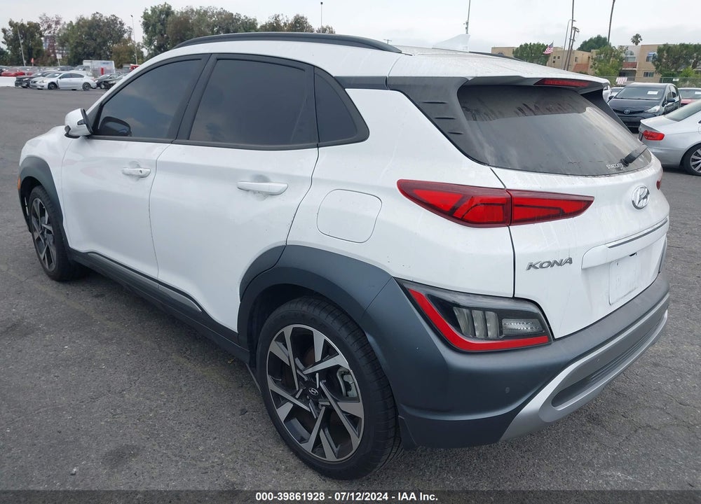 2022 HYUNDAI KONA LIMITED VIN: KM8K53A33NU923427