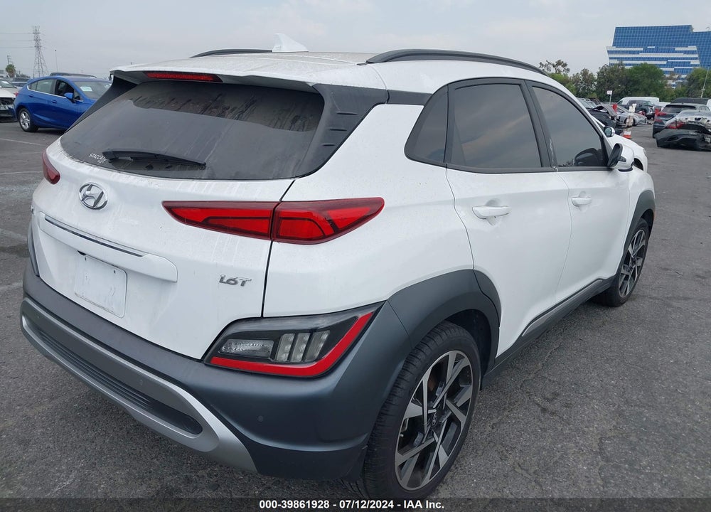 2022 HYUNDAI KONA LIMITED VIN: KM8K53A33NU923427
