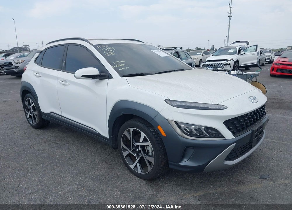 2022 HYUNDAI KONA LIMITED VIN: KM8K53A33NU923427