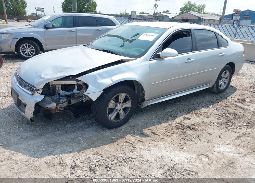 2012 CHEVROLET IMPALA LS VIN: 2G1WF5E35C1158263