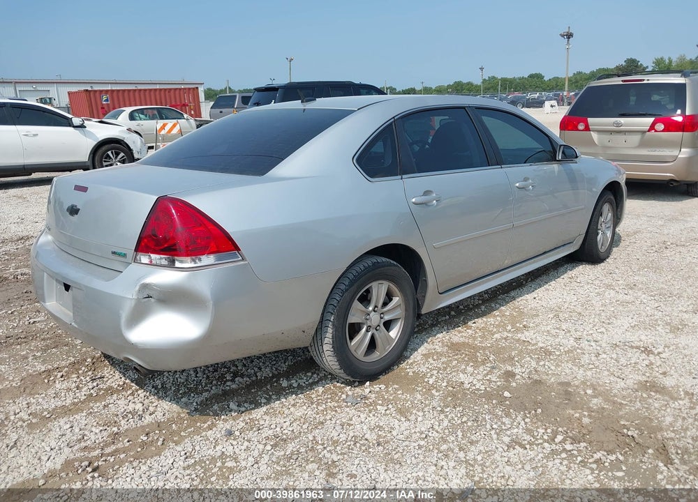 2012 CHEVROLET IMPALA LS VIN: 2G1WF5E35C1158263
