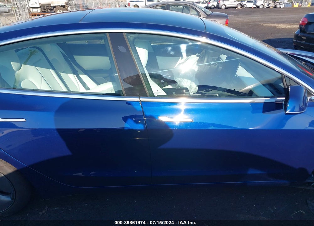 2019 TESLA MODEL 3 LONG RANGE/PERFORMANCE VIN: 5YJ3E1EB6KF391075