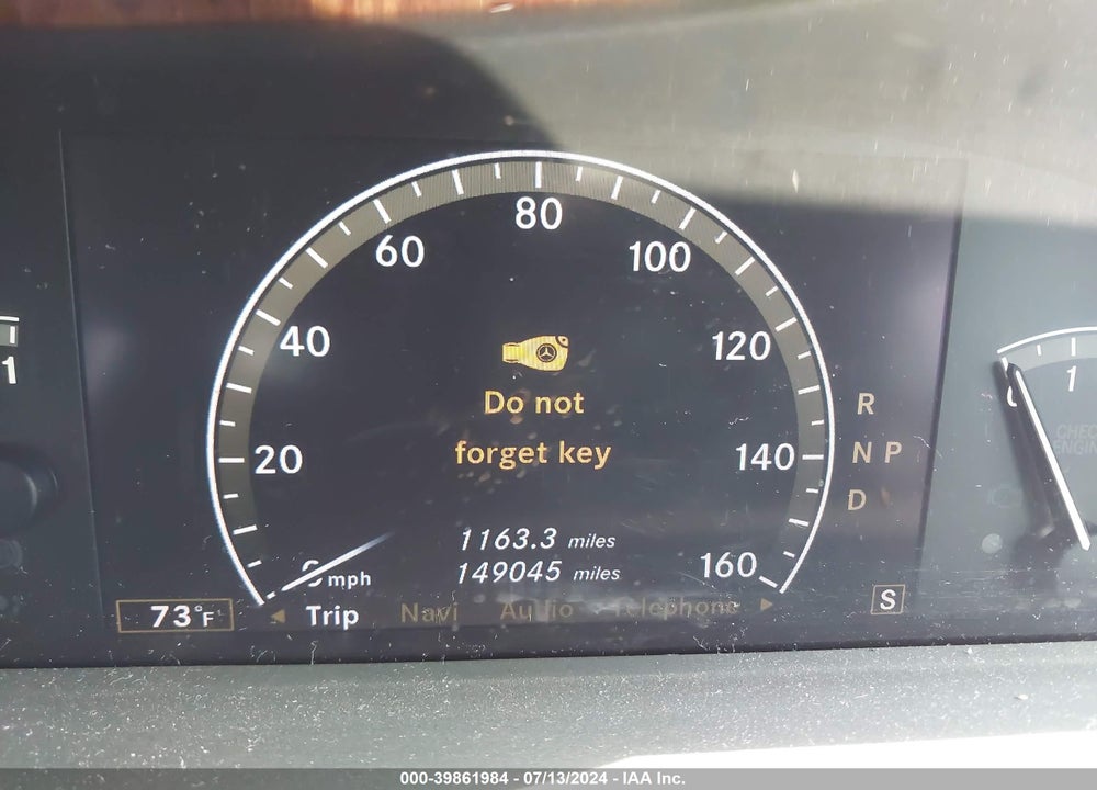 2007 MERCEDES-BENZ S 550 4MATIC VIN: WDDNG86X47A090767