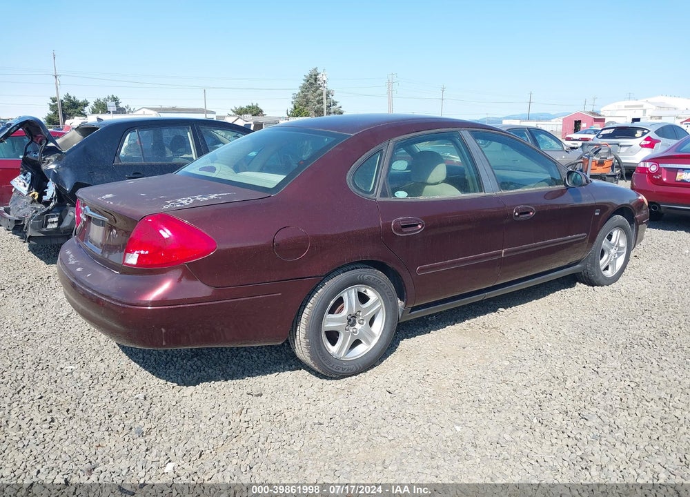 2000 FORD TAURUS SEL VIN: 1FAFP56S7YA210912