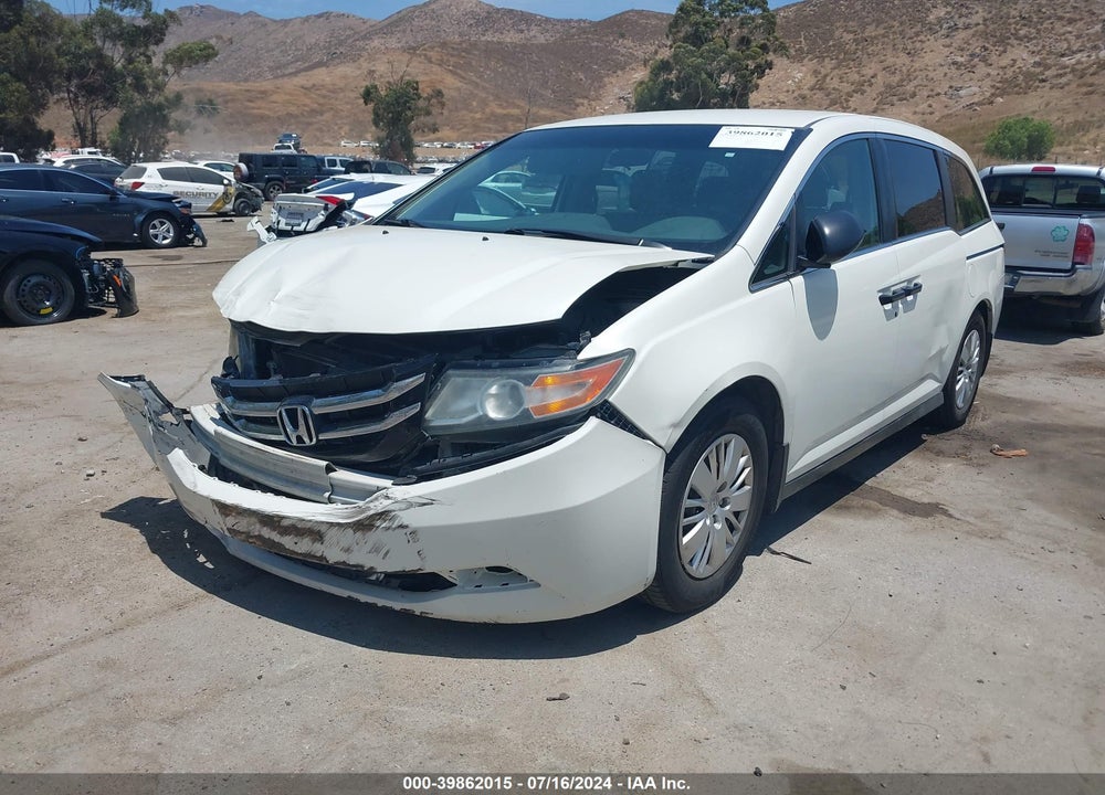 2016 HONDA ODYSSEY LX VIN: 5FNRL5H26GB104425