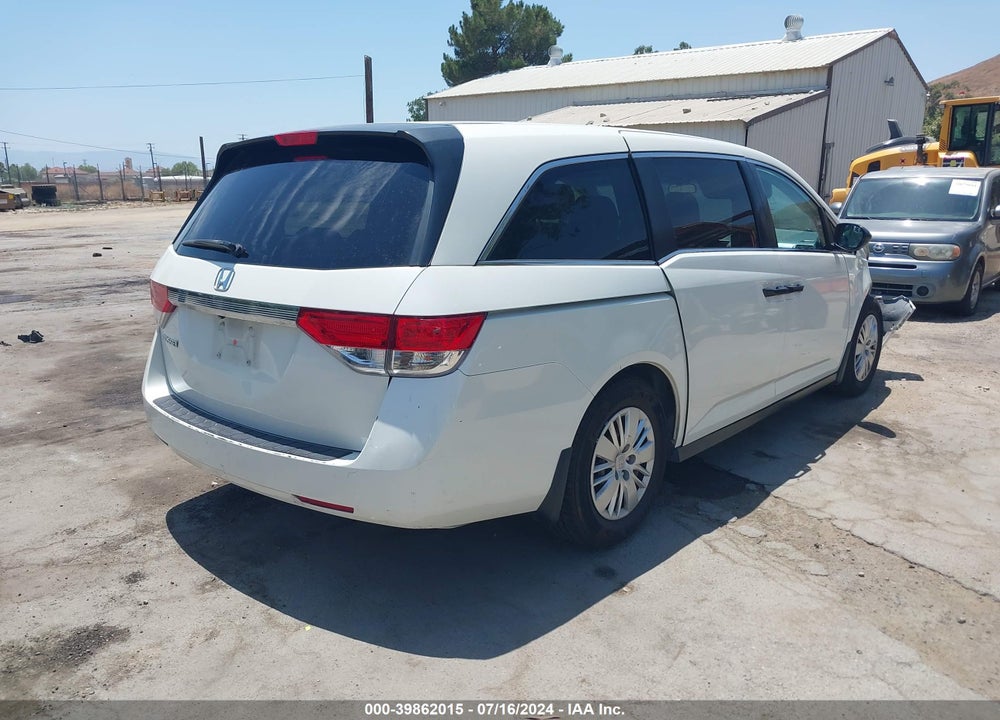 2016 HONDA ODYSSEY LX VIN: 5FNRL5H26GB104425