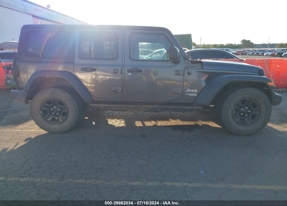 2018 JEEP WRANGLER UNLIMITED SPORT 4X4 VIN: 1C4HJXDG4JW139398