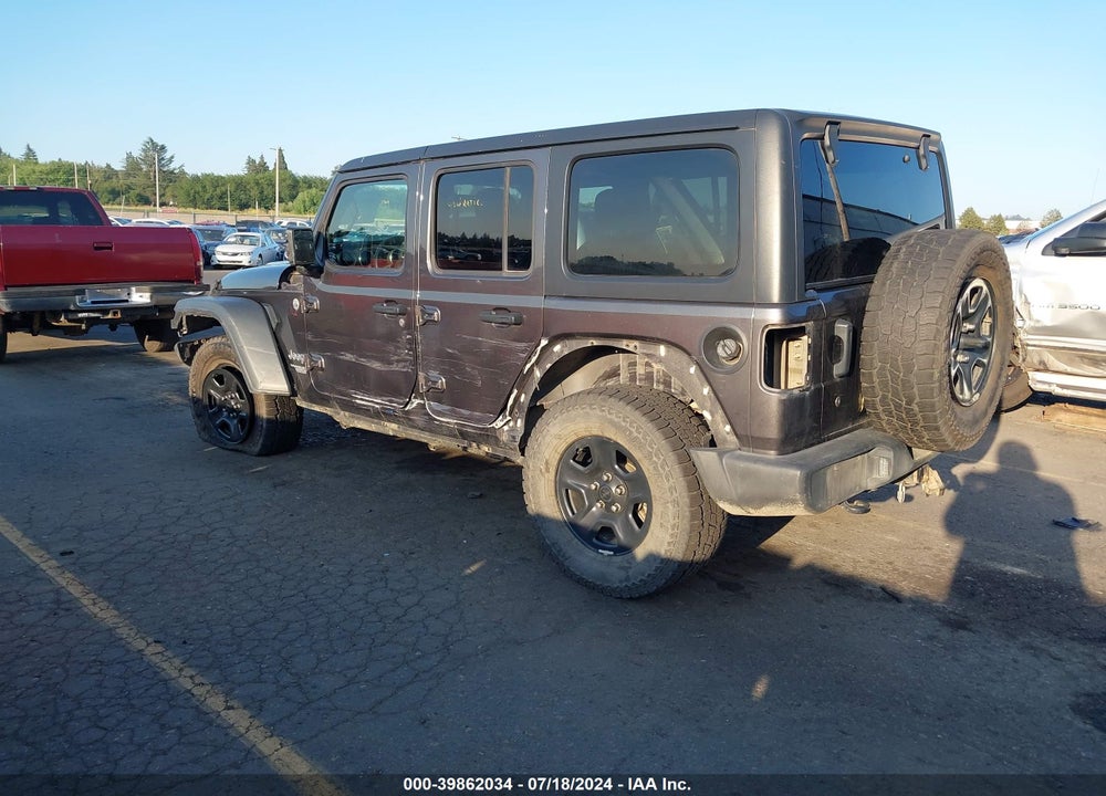 2018 JEEP WRANGLER UNLIMITED SPORT 4X4 VIN: 1C4HJXDG4JW139398