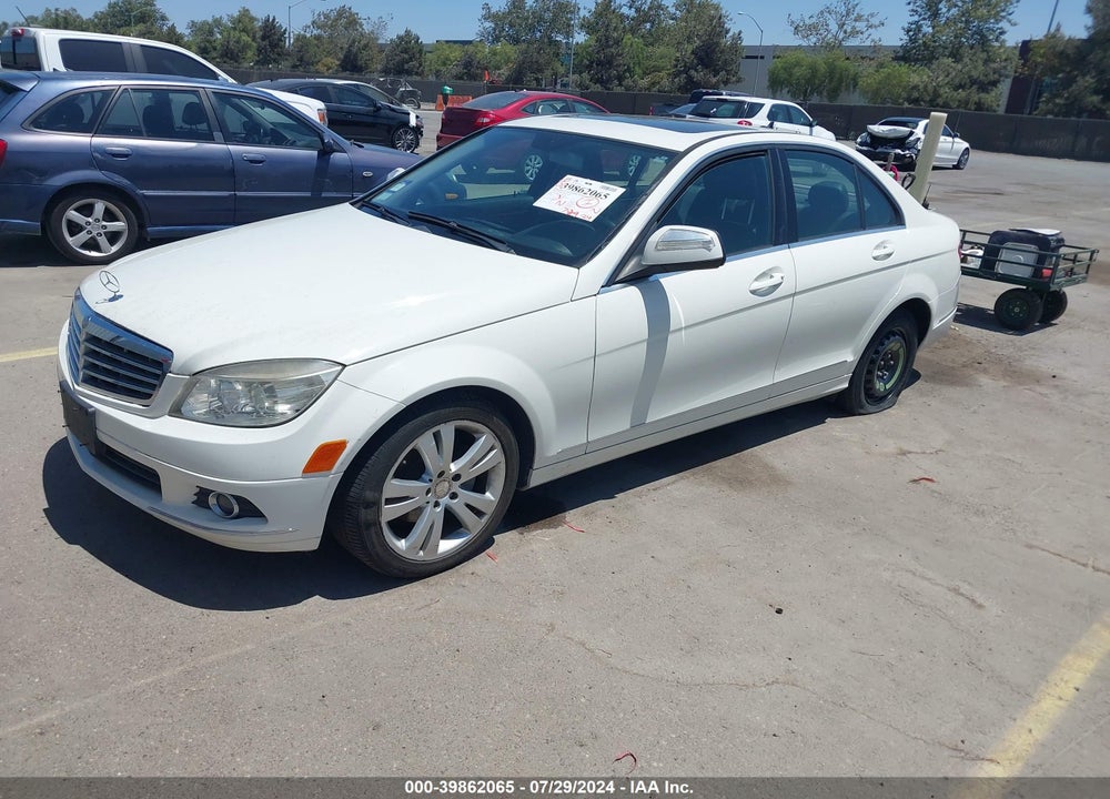 2008 MERCEDES-BENZ C 300 LUXURY/SPORT VIN: WDDGF54X78F086083