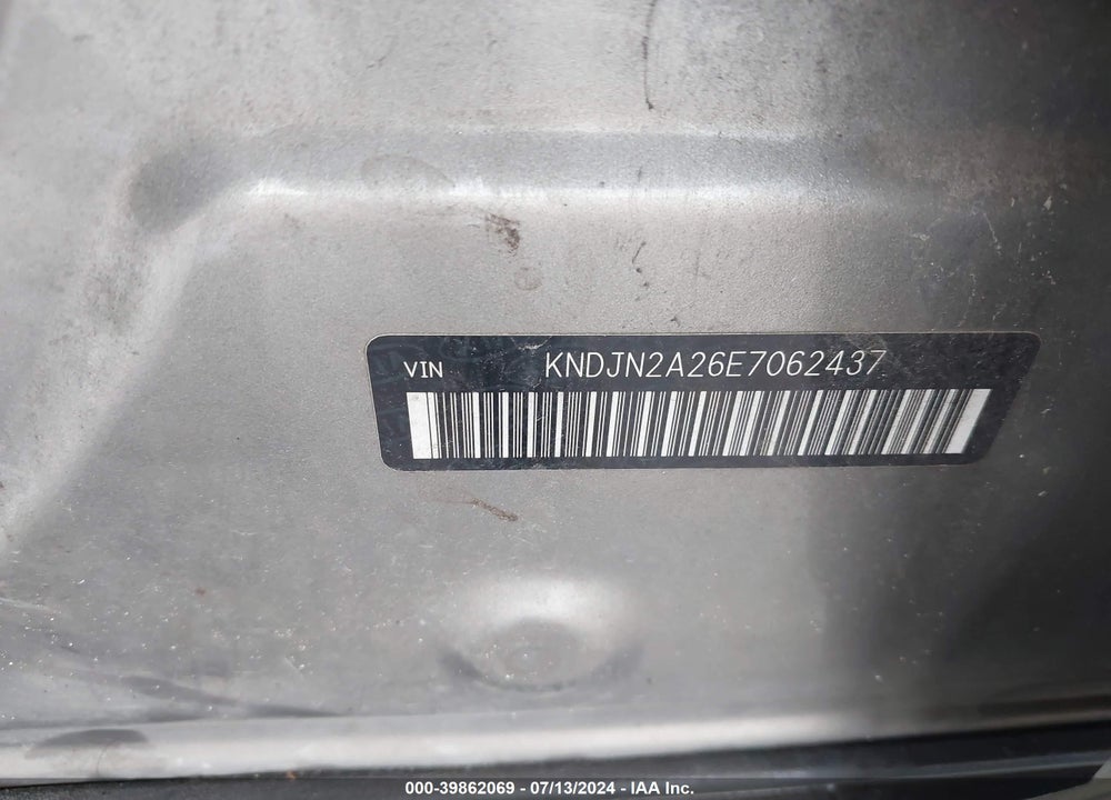 2014 KIA SOUL VIN: KNDJN2A26E7062437