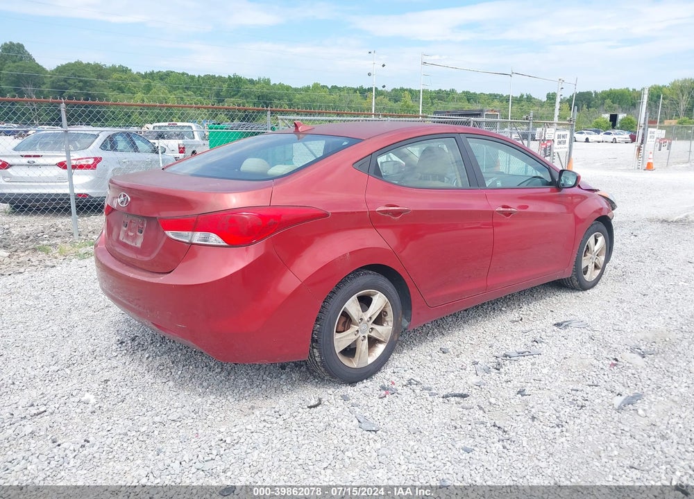 2011 HYUNDAI ELANTRA GLS (ULSAN PLANT) VIN: KMHDH4AE2BU132602