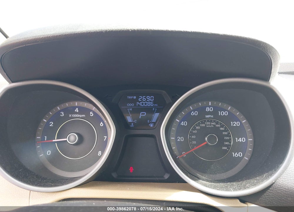 2011 HYUNDAI ELANTRA GLS (ULSAN PLANT) VIN: KMHDH4AE2BU132602